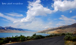 Road along Buffalo Bill Reservoir
