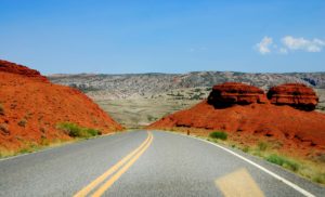 Driving Into Bighorn Canyon